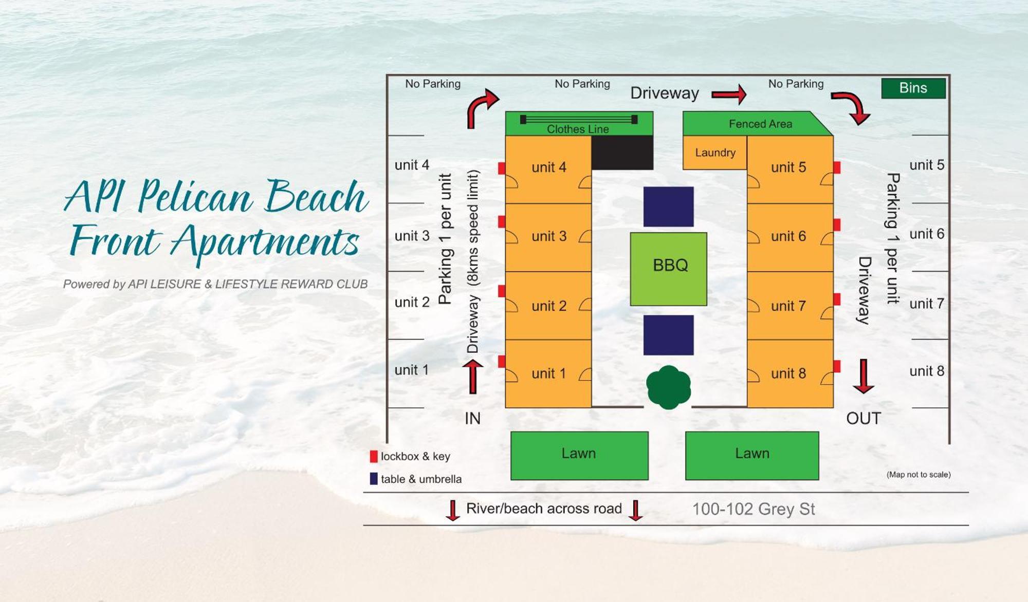 Api Pelican Beach Front Apartments Kalbarri Exterior foto